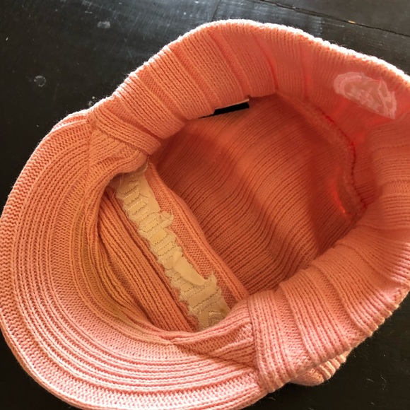 Pink Knit Cap by Hellenbach  SZ: OS - Picture 4 of 4